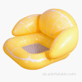 Anpassung gelber Zitronenblasable Stuhl Pool Schwimmer